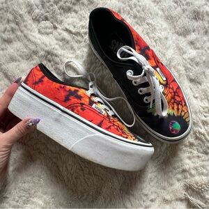 Vans Stackform Authentic tie dye shoe size 5